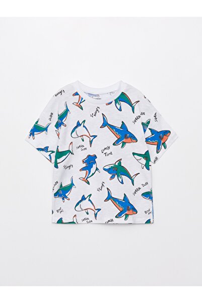 LC Waikiki Tricou cu mânecă scurtă cu decolteu pentru bebeluși