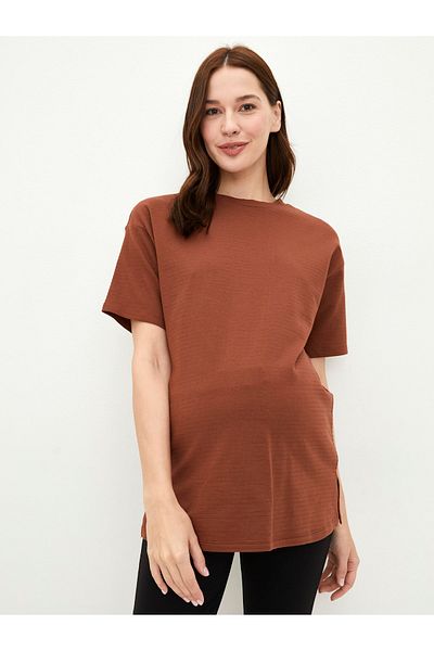 LC Waikiki Umstands-T-Shirt aus Baumwolle – Rundhalsausschnitt, kurze Ärmel