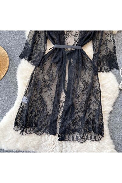 nuriçgiyim Eliza Lace Dressing Gown