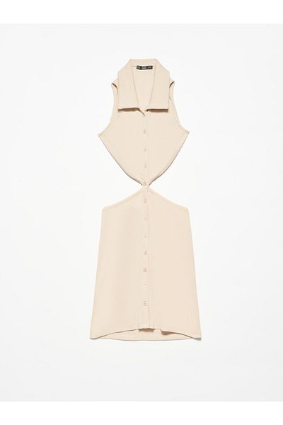 Dilvin Kleid - Beige - Bodycon
