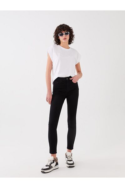 LC Waikiki Γυναικείο τζιν παντελόνι ψηλόμεσο Skinny Fit