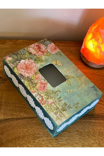 Fun Life Handmade Wooden Tissue Box