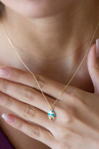 Tufanlar Kuyumculuk Altın Balık Kolye