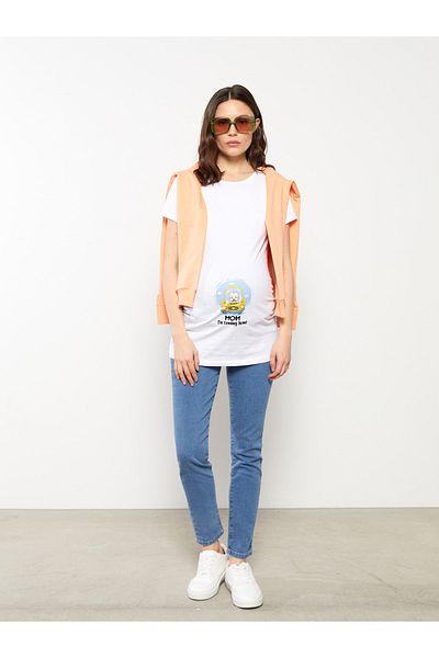 LC Waikiki Super Skinny Fit Pocket Detailed Maternity Rodeo Jean Trousers with Abdomen Panels