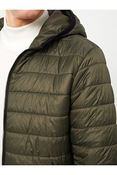 LC Waikiki Pánská bunda Puffer s kapucí – standardní střih