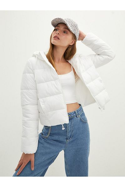 LC Waikiki Mantel - Weiß - Puffer