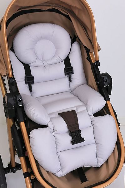 Umaybebek Orthopedic Baby Stroller Cushion with Waist Support, Cotton Fabric - Original Product