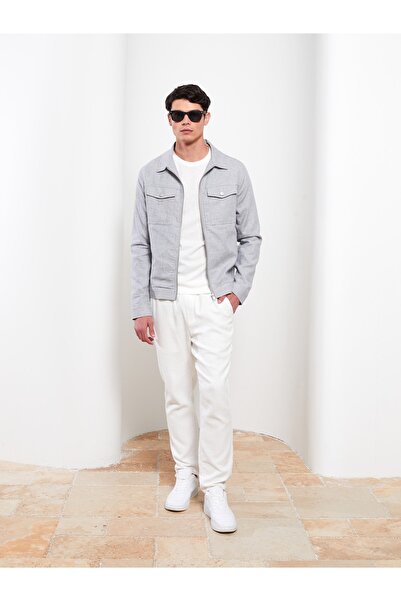 LC Waikiki Standart Kalıp Gömlek Yaka Erkek Mont