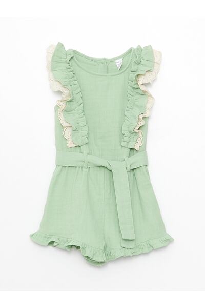 LC Waikiki Lcw طفل طاقم الرقبة طفلة Salopet