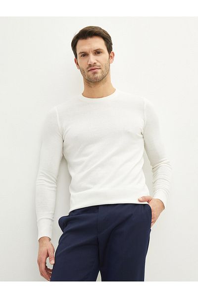 LC Waikiki Strickpullover für Herren – Langarm, Rundhalsausschnitt