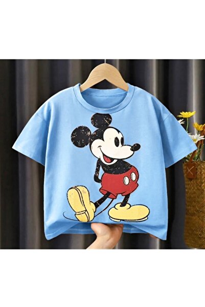 Machetta Dečija majica Gulen Miki Maus Basklı Oversize Cocuk