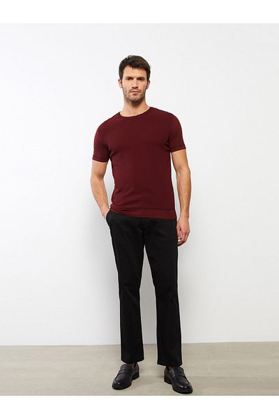 LC Waikiki Crew Neck Short Sleeve Men's Knitwear T-Shirt