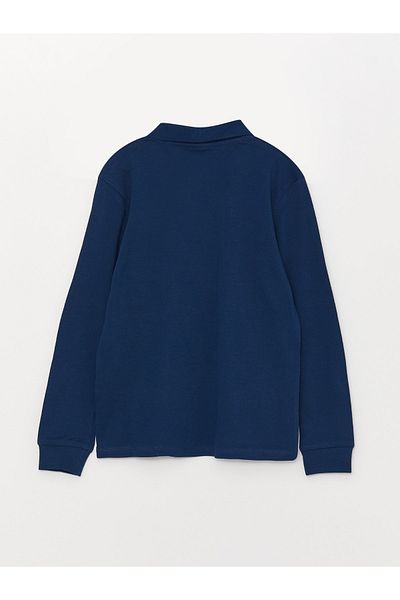 LC Waikiki Boy - Polo Collar Long Sleeve T-Shirt