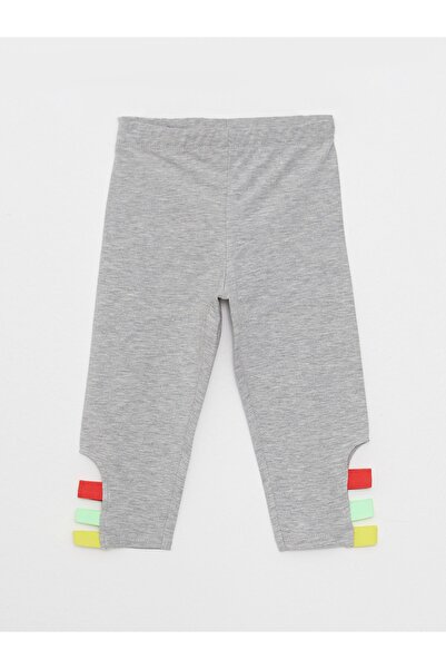 LC Waikiki Color Blocked Cotton κοριτσίστικο καλσόν με ελαστική μέση