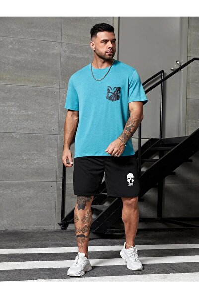 DAXİS Sportwear Company Pantaloni scurți pentru bărbați - Design imprimat