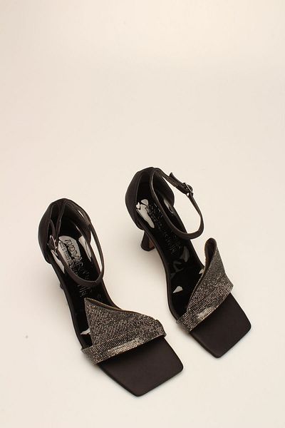 ROVIGO Tocuri de damă Black Satin Stone