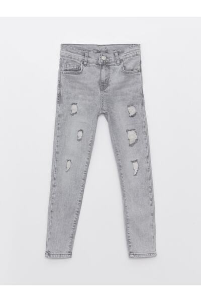 LC Waikiki Pantaloni de jeans pentru băieți - Super Skinny Fit și Detaliu rupt