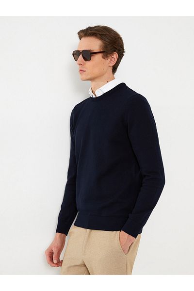 LC Waikiki Strickpullover für Herren – Langarm, Rundhalsausschnitt