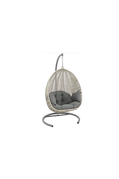 MONALİN HOME GARDEN Sofya Makrome El Örgüsü Balkon & Teras & Bahçe Salıncağı