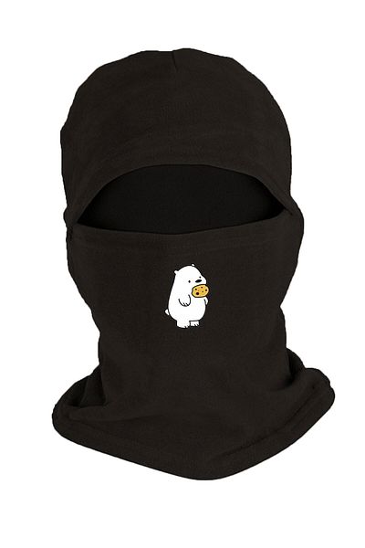 herotasarım Set de mască de zăpadă și mănuși lungi din lână - Teddy Bear Bll3495
