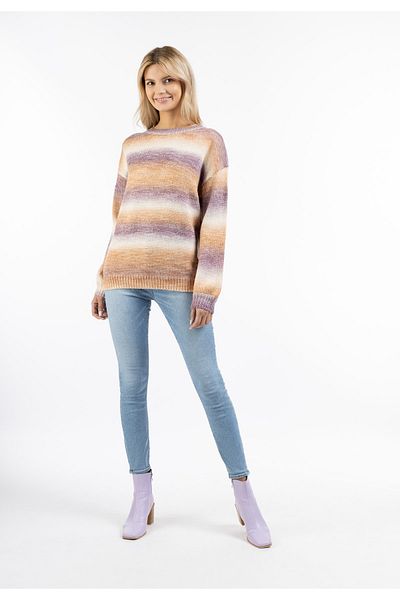USHA Strick Pullover sivene