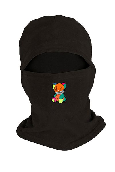 herotasarım Set de mască de zăpadă și mănuși lungi din lână - Teddy Bear Bll3513