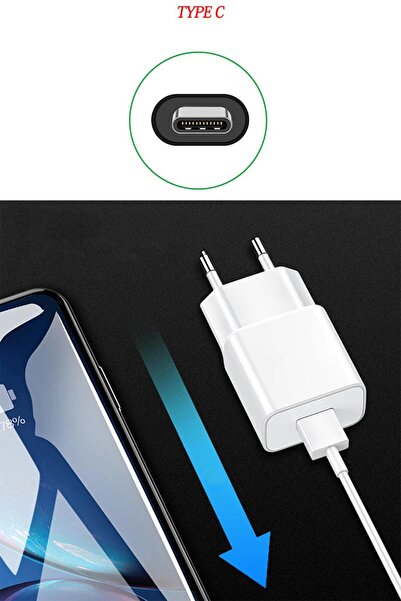 obrigado Samsung S20fe A20 A30 A50 A52 A70 A71 M20 Uyumlu Hızlı Şarj Cihazı Aleti Galaxy Type C Şarz Aleti