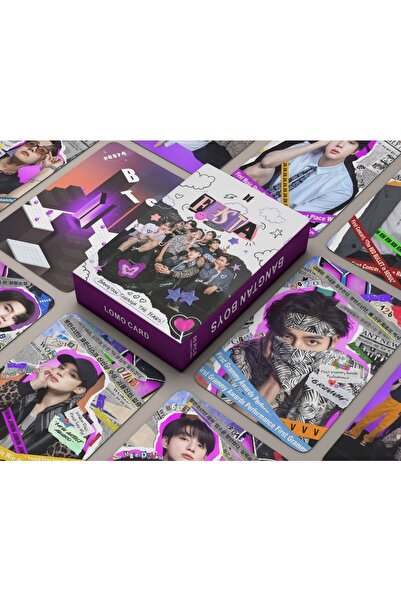 Kpop Dünyasi Bts '' Festa 2022 '' Çift Yön Baskılı Lomo Card Seti