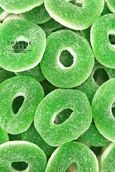 Haribo Elmalı Halka Apple Ring Meyveli Jelly Yumuşak Şekerleme Jelibon 1 Kg