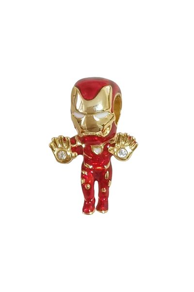 CHARMED Iron Man Charm (925 Sterling Silver)