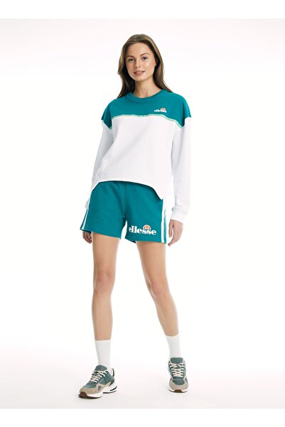 Ellesse guler rotund Hanorac verde pentru femei Cf007-grn Hanorac pentru femei