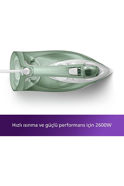 Philips Dst7012/70 7000 Series Steam Iron Desert Green Grey 839Dseri