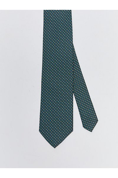 LC Waikiki Lcwaıkı Classic Green Printed Patterned Thick Men's Tie