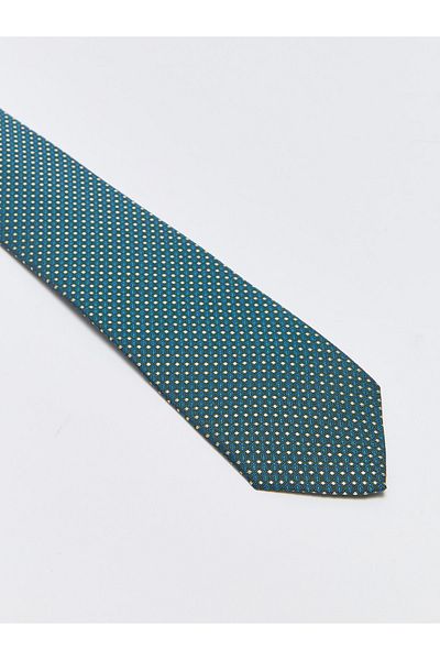LC Waikiki Lcwaıkı Classic Green Printed Patterned Thick Men's Tie
