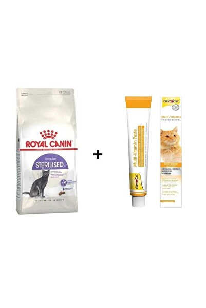 Royal Canin Sterilised Kısır Kedi Maması 10 Kg + Gimcat Multivitamin 100 Gr