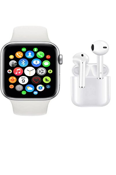Mmctech Akıllı Saat T500 Plus +   Kablosuz Kulaklık Ikili Set Ios Android Sma...