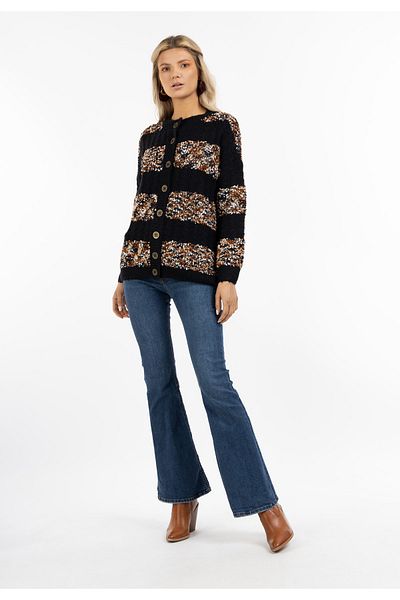 USHA FESTIVAL women's cardigan with buttons rakata