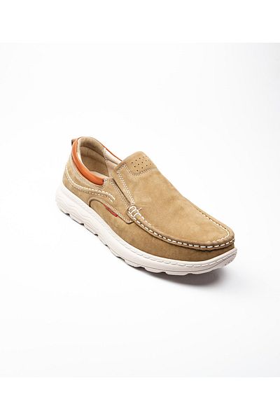 Voyager 6501 Loafer Sand Nubuck Δερμάτινα Casual Ανδρικά Παπούτσια