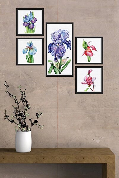 NT Handmade Parçalı Çerçeve Görünümlü Mdf Tablo - Salon Oturma Yatak Odası Of...