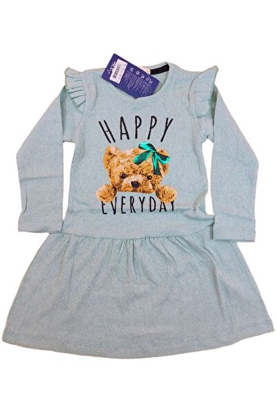 Flower Трикотажне плаття з довгими рукавами