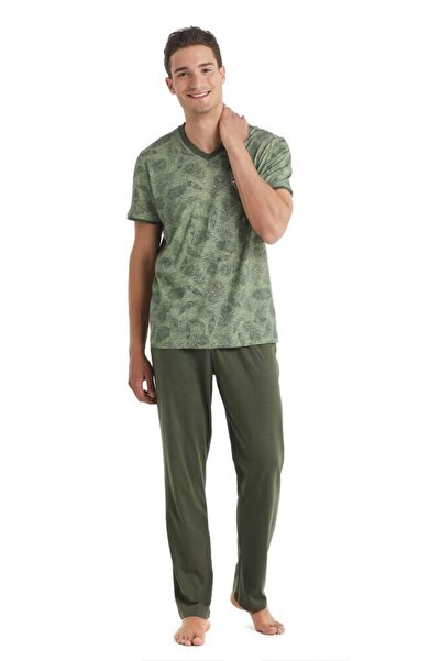Blackspade Men's Short Sleeve Pajama Set 40024