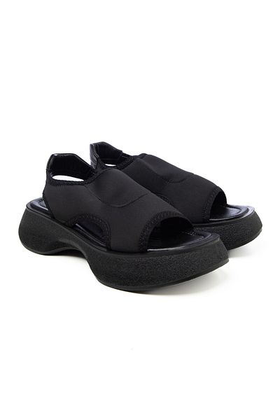 John May Women's Sandals Gtn-23559 Black