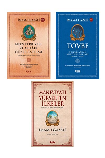 Çelik Yayınevi Imamı Gazali Seti Nefs Terbiyesi Ve Ahlâkı Güzelleştirme-tövbe...