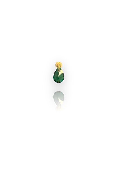 Saras Jewels Damla Kristal Taşlı Piercing