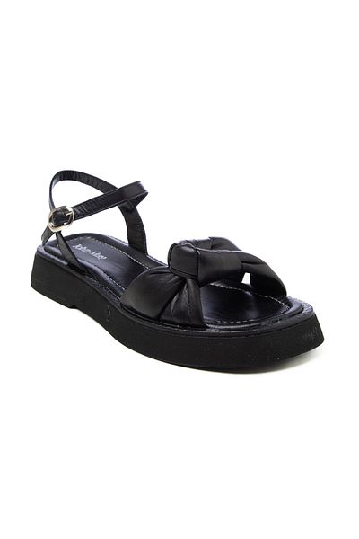 John May Women's Sandals Gtn-20762 Black