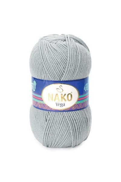 NAKO Vega Premium Ακρυλικό Χειροποίητο Πλεκτό Σχοινί 5 Τεμαχίων 11437 Ανοιχτό Γκρι