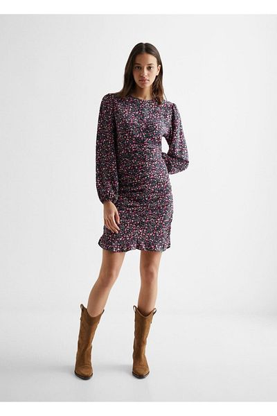 Mango Teen Rochie Neagra Pentru Copii