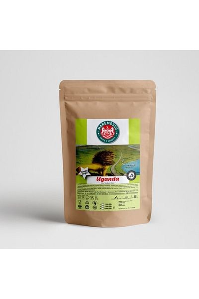 Mare Mosso Caffe ê Vendite Uganda Bugisu AA - Local Filter Coffee 250 Gr.(Grained Or Core)