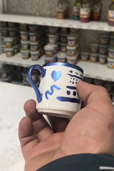 ÇiniSeramikBoyaları Metalik Lapis Yaldız Boya 10gr (SLV)