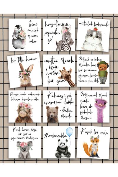 Pankart Evi Тварини Девіз Слова Дошка Для Декоративної Картки 10 см Аксесуари...